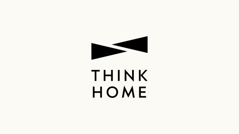 若者向けの注文住宅事業THINK HOMEのブランドロゴデザイン